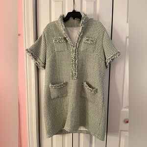 Tweed mini dress